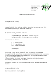 Reservierungsbestätigung